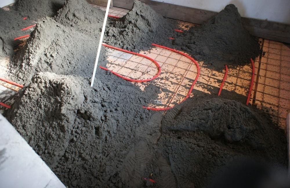 полусухая стяжка пола цена